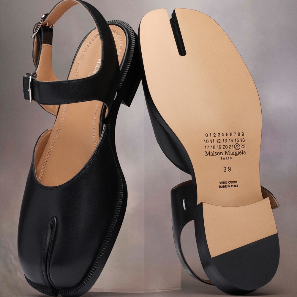 Madison Margiela Tabi Sandal Black